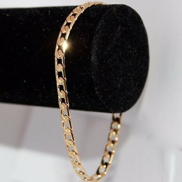 Automic Gold Miami Cuban Bracelet | Sustainable Fine Jewelry 14K Gold Plated Cuban Link 7mm Bracelet 8\
